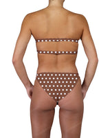 Double Back Strap Bandeau Top