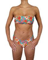 Double Back Strap Bandeau Top