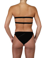 Double Back Strap Bandeau Top