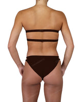 Double Back Strap Bandeau Top