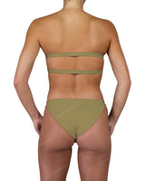 Double Back Strap Bandeau Top
