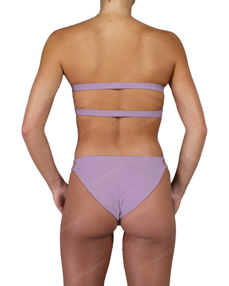 Double Back Strap Bandeau Top