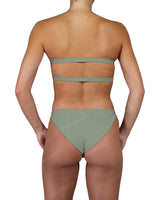 Double Back Strap Bandeau Top