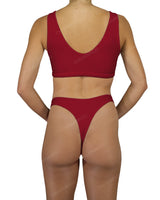 V-Front Tankini Top