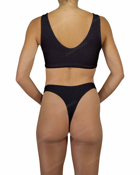 V-Front Tankini Top