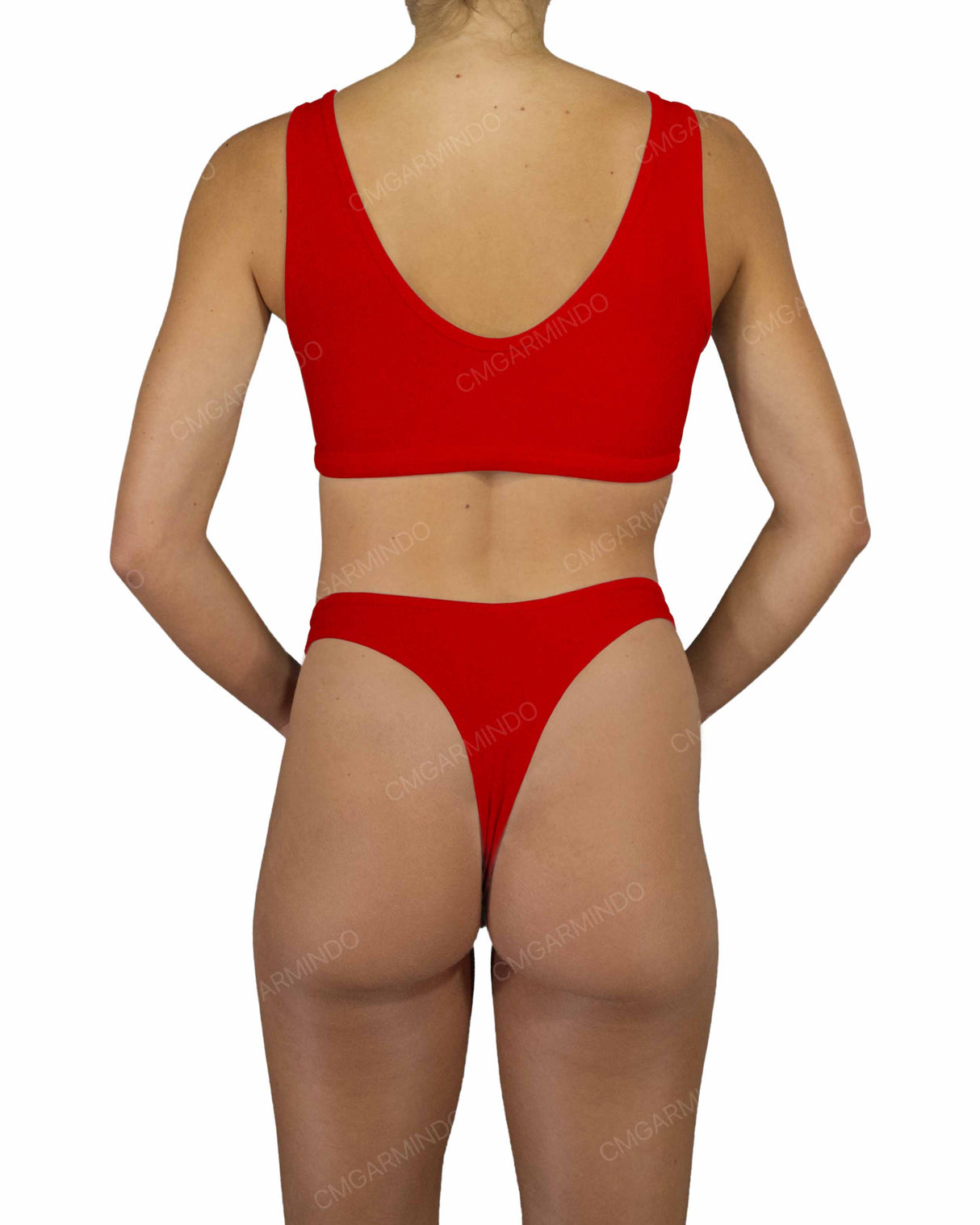 V-Front Tankini Top