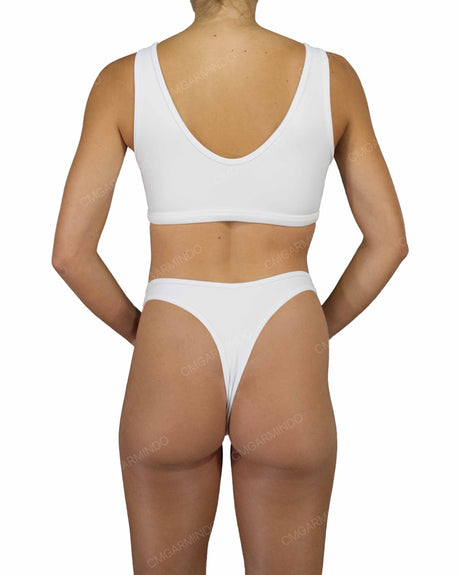 V-Front Tankini Top