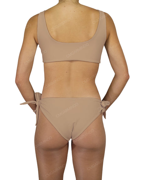 Front Tie Tankini Top