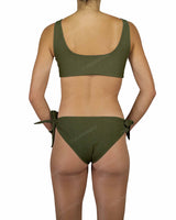 Front Tie Tankini Top