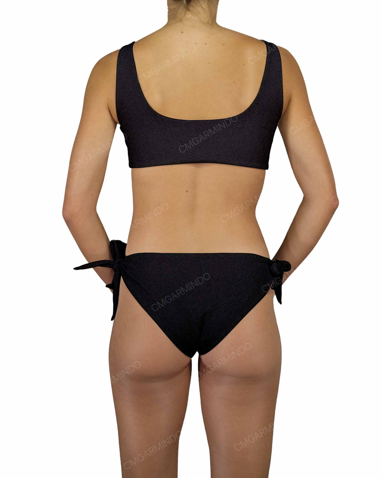 Front Tie Tankini Top