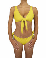Front Tie Tankini Top