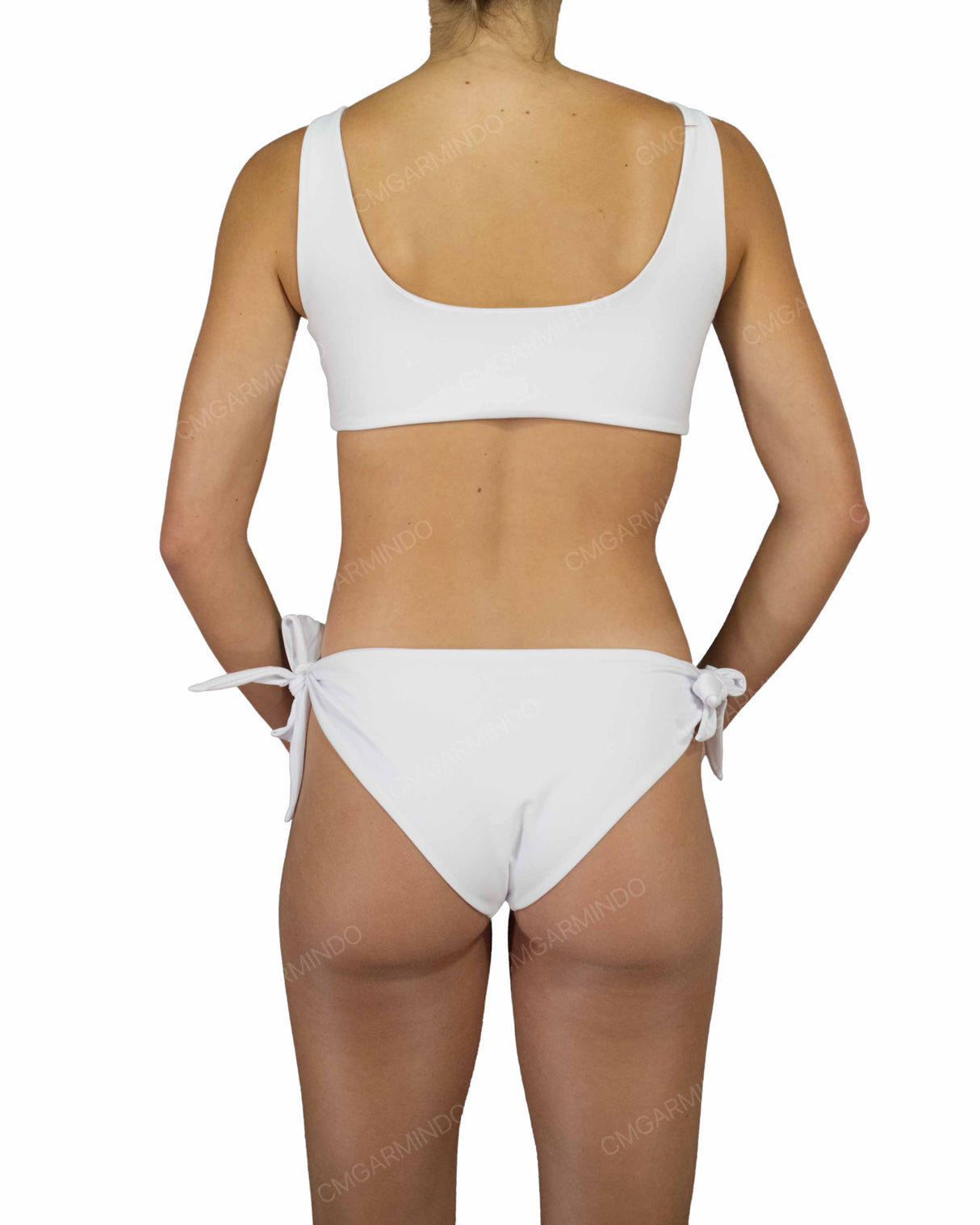Front Tie Tankini Top