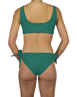 Front Tie Tankini Top