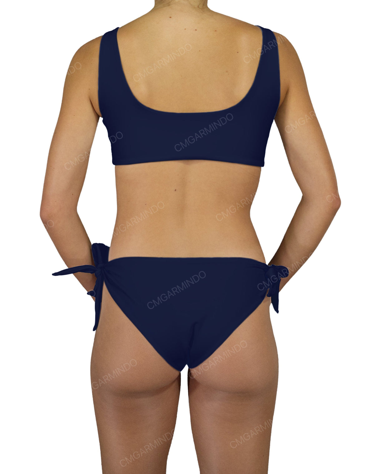 Front Tie Tankini Top