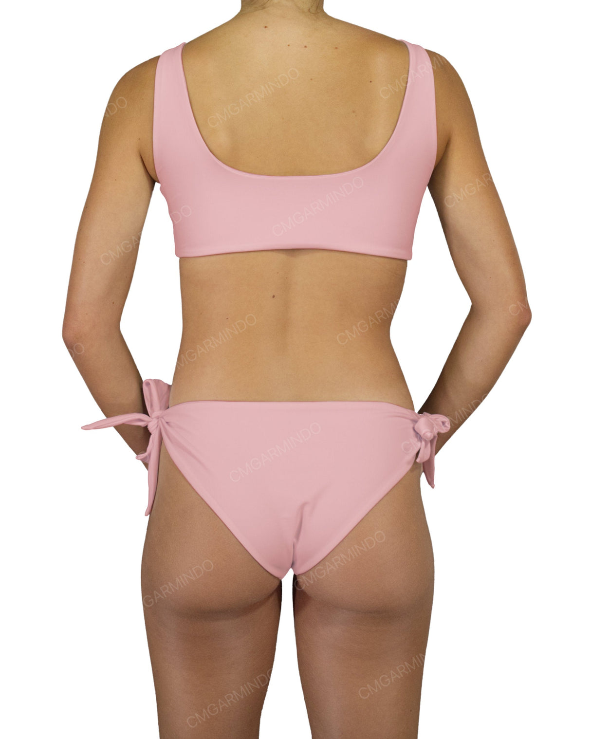 Front Tie Tankini Top