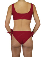 Front Tie Tankini Top