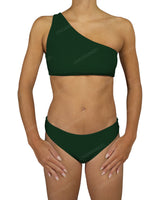 One Shoulder Tankini Top
