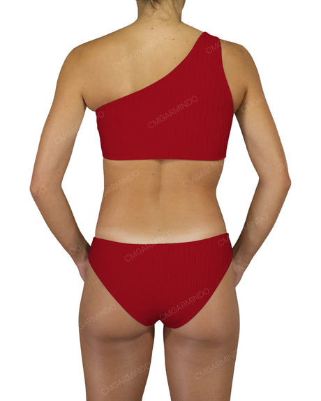 One Shoulder Tankini Top