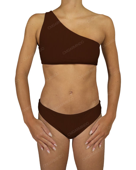 One Shoulder Tankini Top