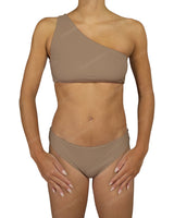One Shoulder Tankini Top