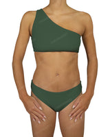 One Shoulder Tankini Top