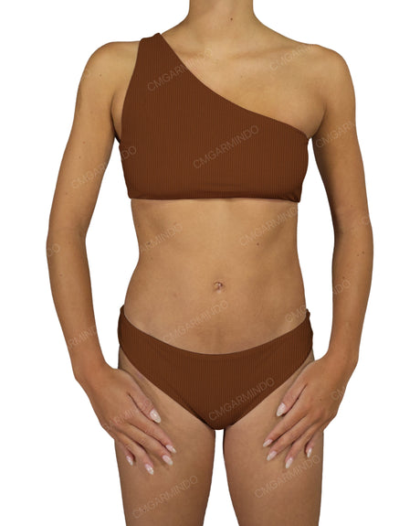 One Shoulder Tankini Top