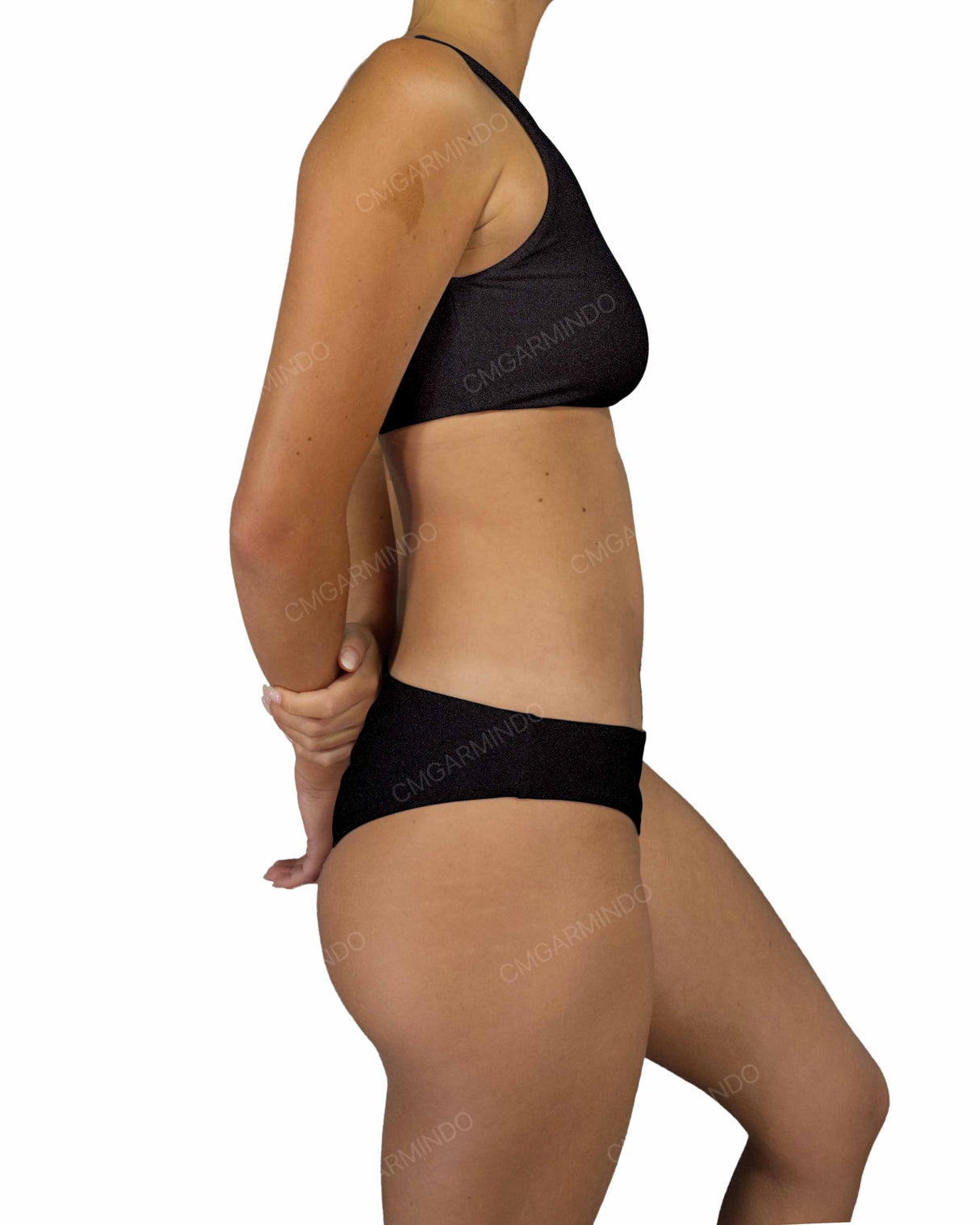 One Shoulder Tankini Top