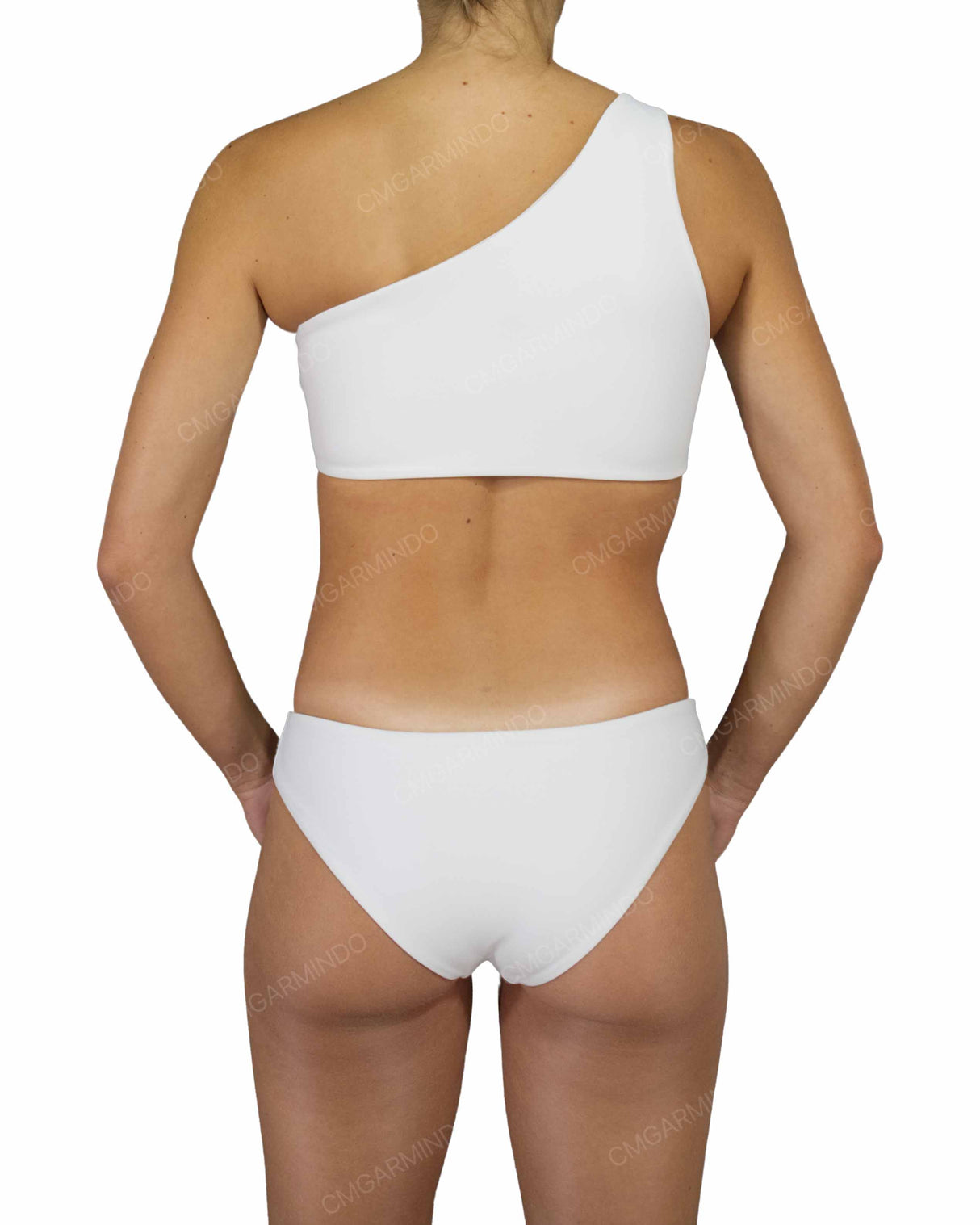 One Shoulder Tankini Top