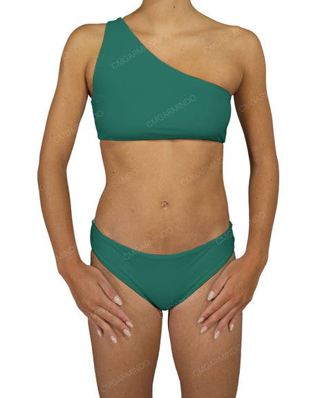 One Shoulder Tankini Top