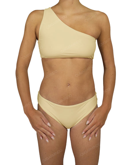 One Shoulder Tankini Top