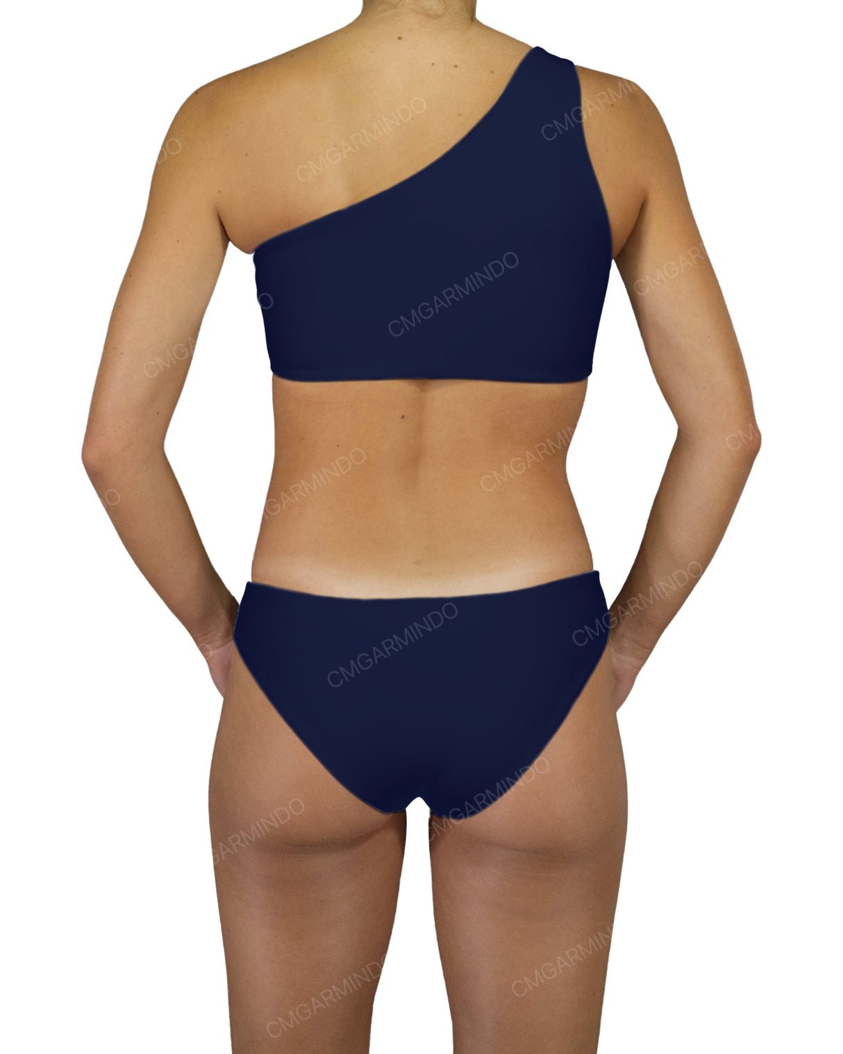 One Shoulder Tankini Top