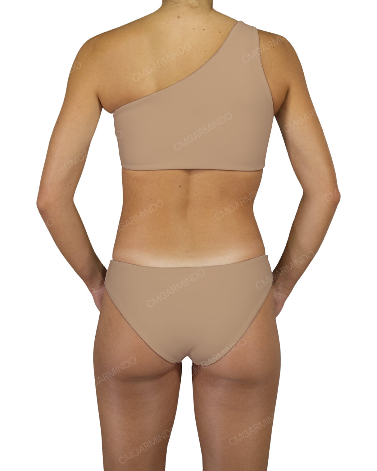 One Shoulder Tankini Top
