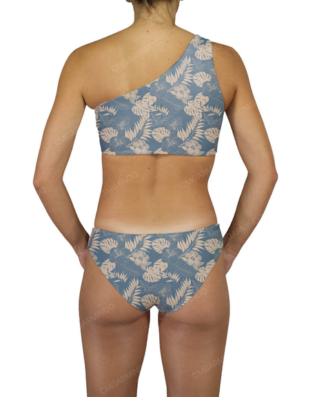 One Shoulder Tankini Top