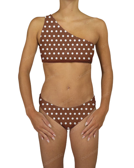 One Shoulder Tankini Top