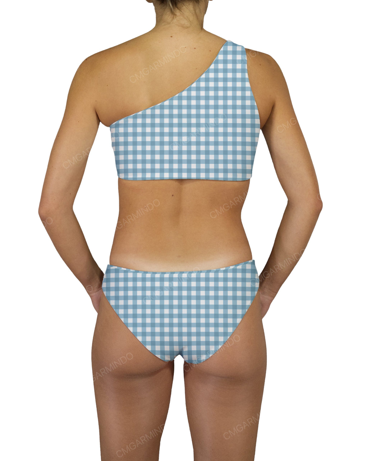 One Shoulder Tankini Top