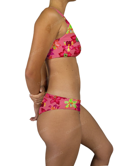 One Shoulder Tankini Top