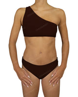 One Shoulder Tankini Top