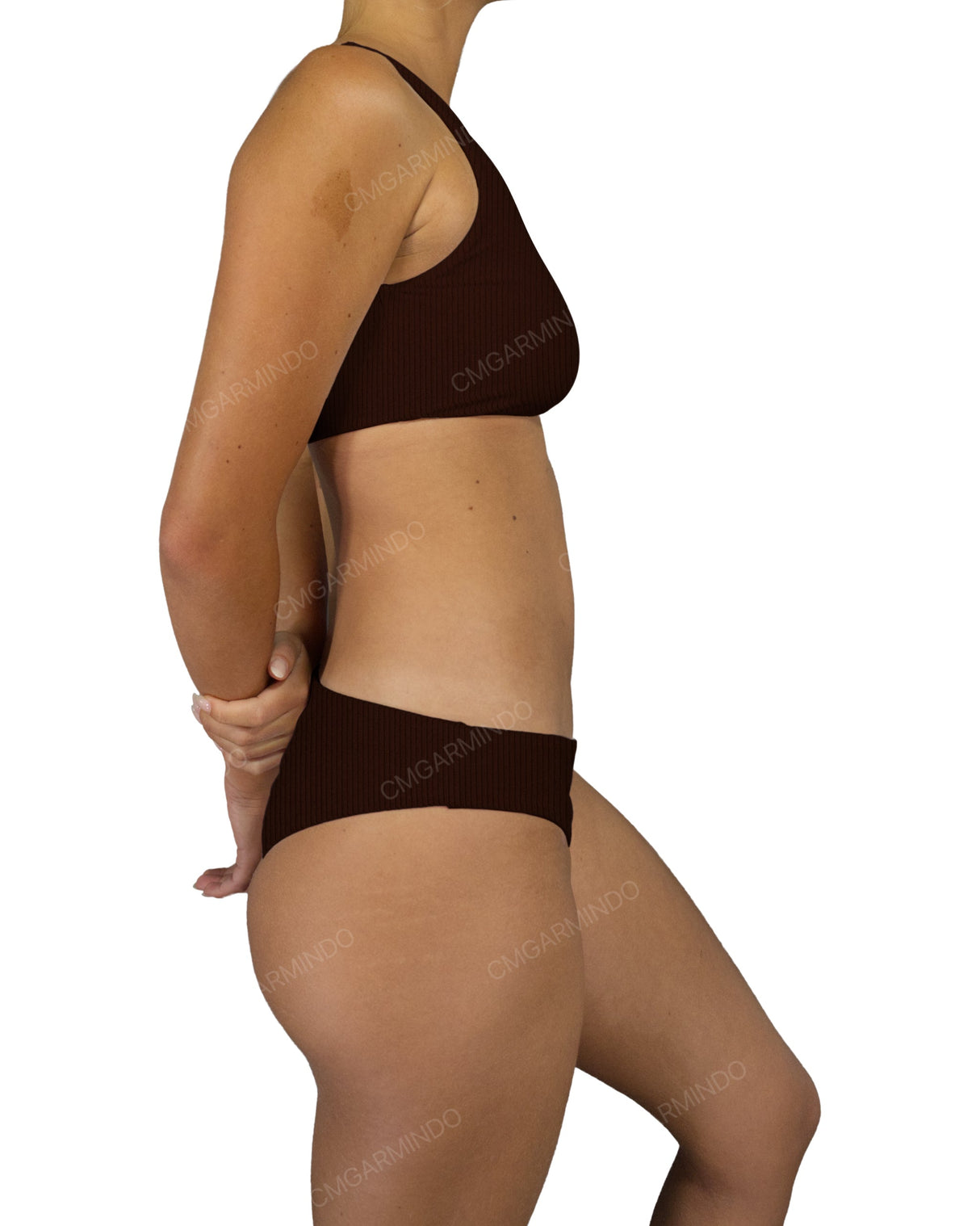One Shoulder Tankini Top