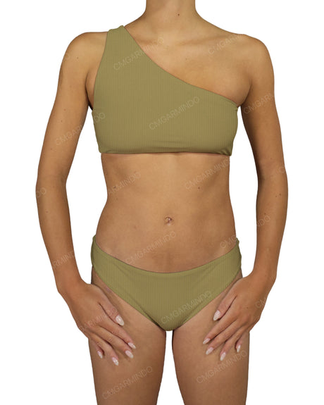 One Shoulder Tankini Top