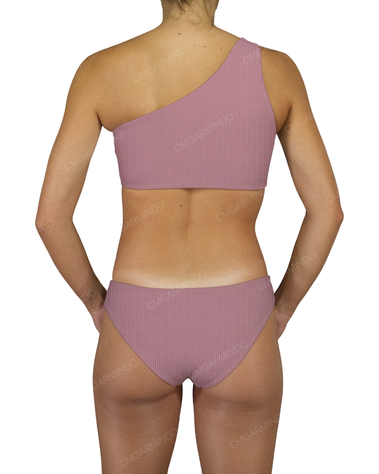 One Shoulder Tankini Top