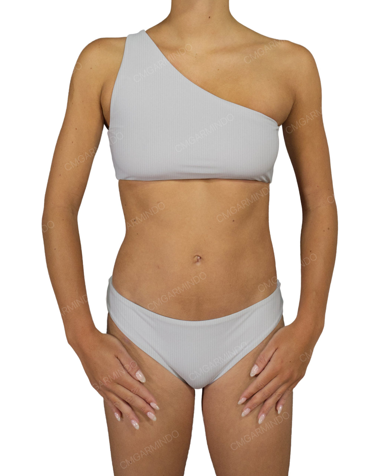 One Shoulder Tankini Top