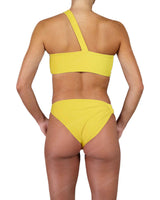 One Shoulder Thin Twist Bandeau Top