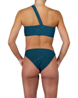 One Shoulder Thin Twist Bandeau Top