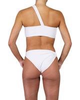 One Shoulder Thin Twist Bandeau Top