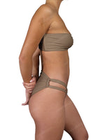 One Shoulder Thin Twist Bandeau Top