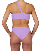 One Shoulder Thin Twist Bandeau Top