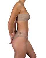 One Shoulder Thin Twist Bandeau Top
