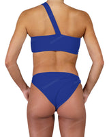 One Shoulder Thin Twist Bandeau Top
