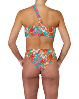 One Shoulder Thin Twist Bandeau Top