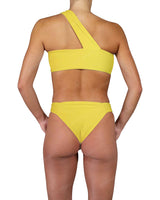 One Shoulder Wide Twist Bandeau Top